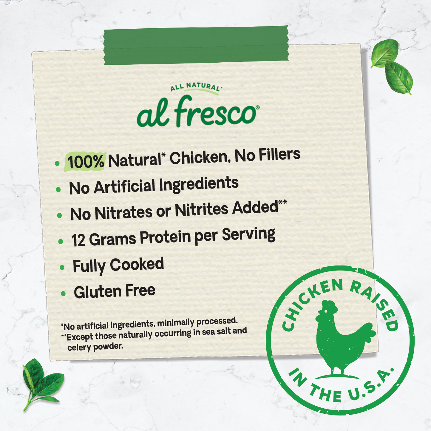 Sweet Apple Chicken Sausage