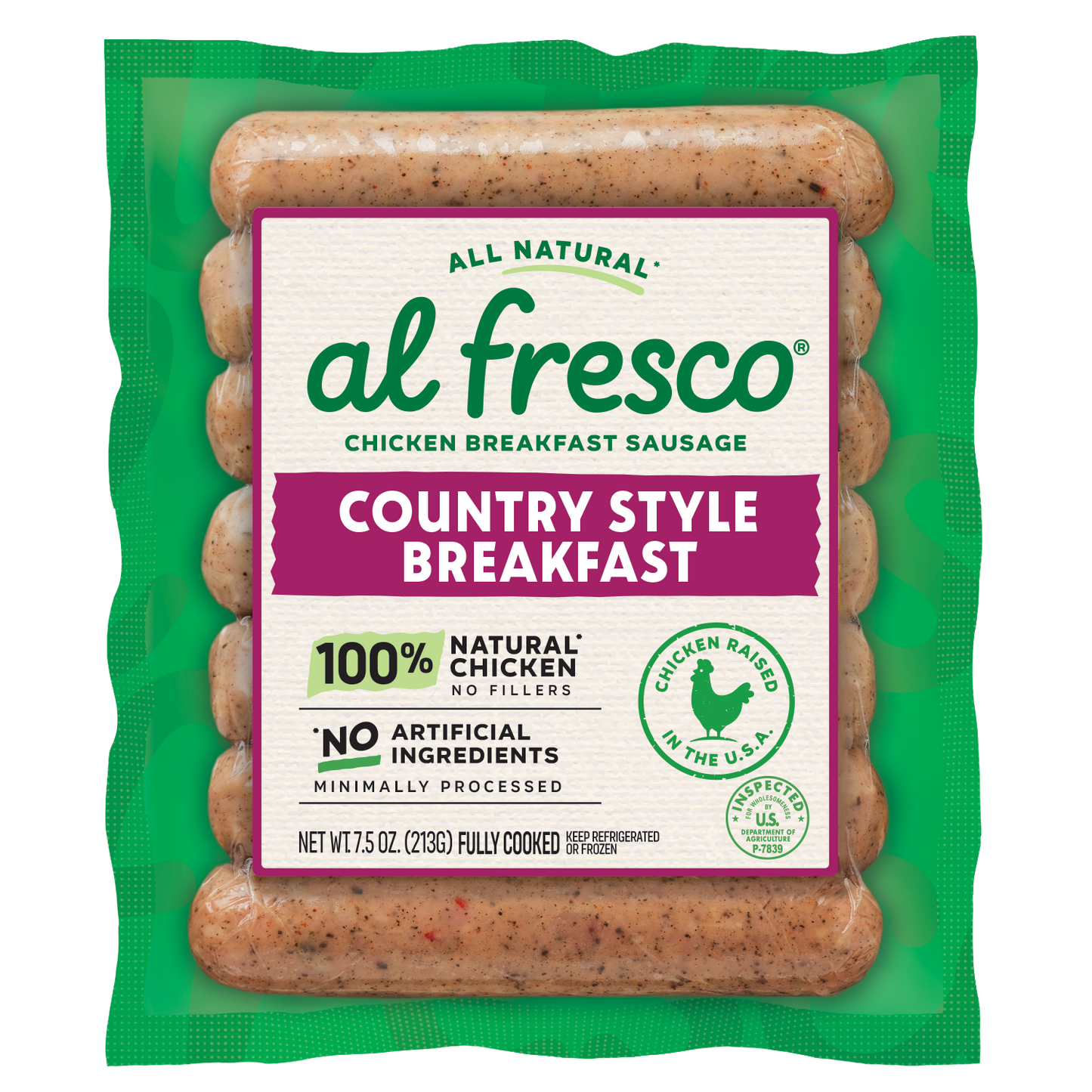 Country Style Chicken Breakfast Sausage