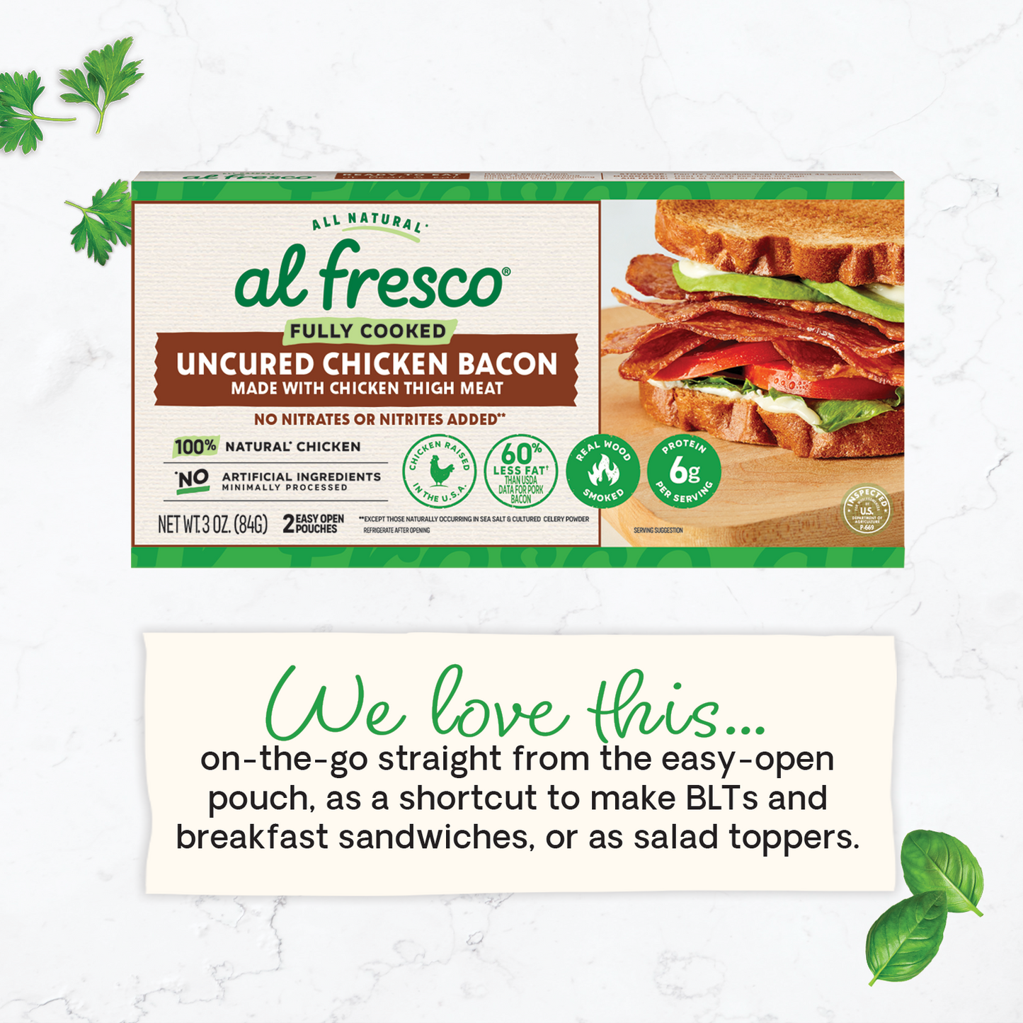 Al Fresco All Natural Fully Cooked Bacon