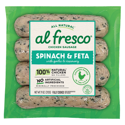 Al Fresco All Natural Spinach & Feta Chicken Sausage