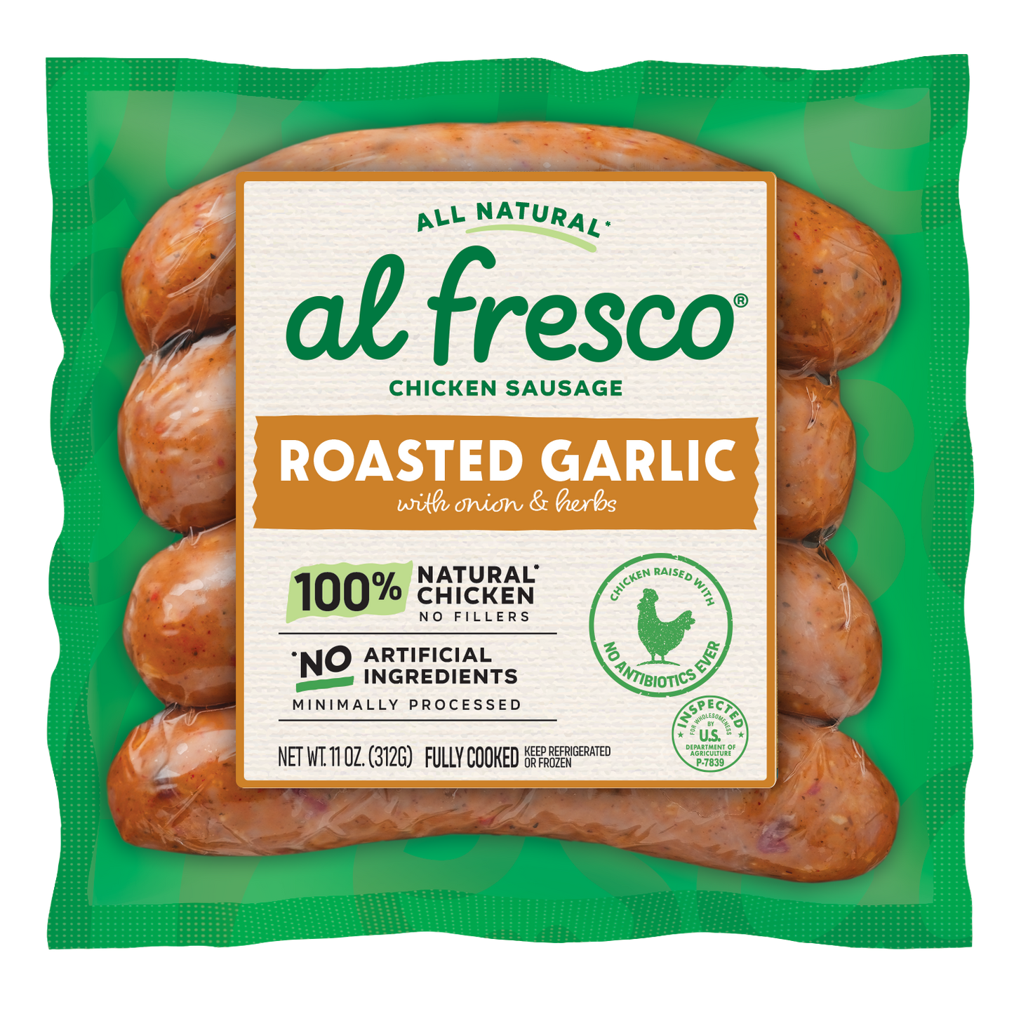 Roasted Garlic Chicken Sausage