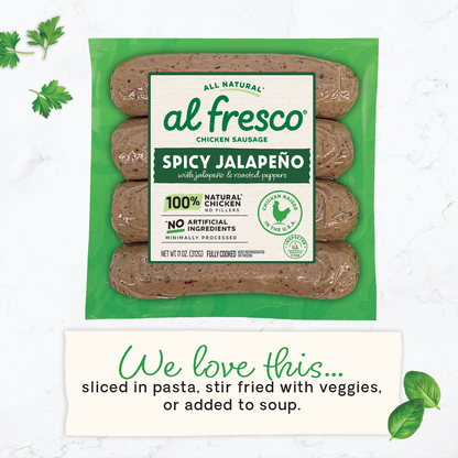 Al Fresco All Natural Spicy Jalapeño Chicken Sausage