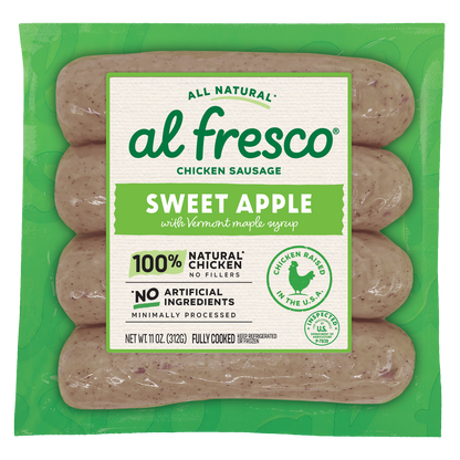 Al Fresco All Natural Sweet Apple Chicken Sausage