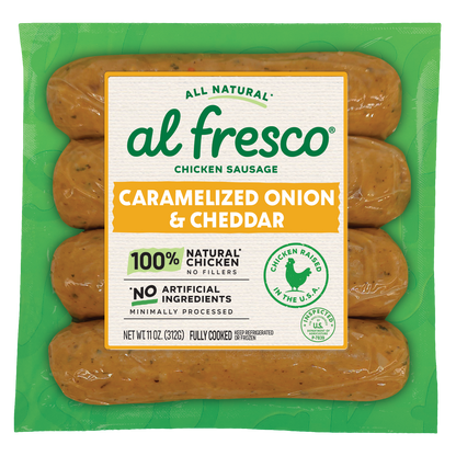 Al Fresco All Natural Carmelized Onion and Cheddar