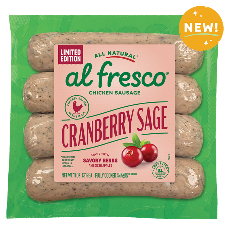 Al Fresco All Natural Cranberry Sage Chicken Sausage