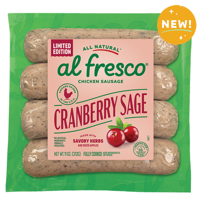 Al Fresco All Natural Cranberry Sage Chicken Sausage