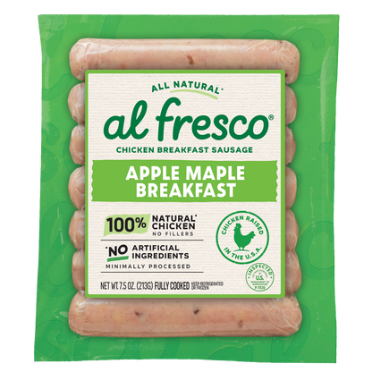 Al Fresco All Natural Apple Maple Chicken Breakfast Sausage