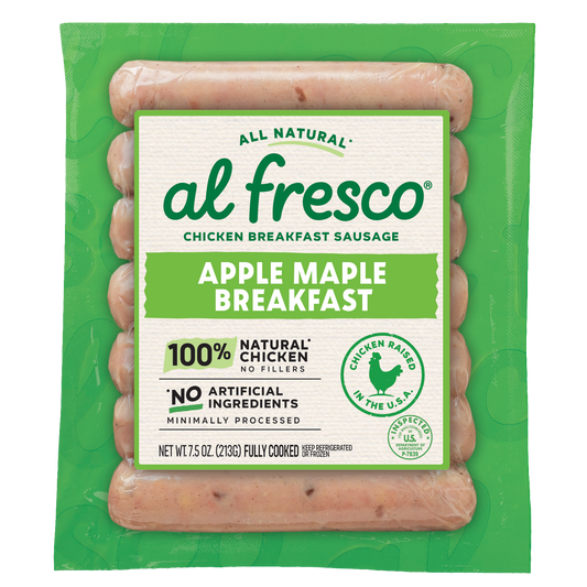 Al Fresco All Natural Apple Maple Chicken Breakfast Sausage