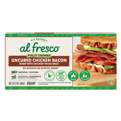 Fully Cooked Chicken Bacon (12 pks/ca)