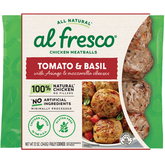 Al Fresco All Natural Tomato & Basil Meatballs