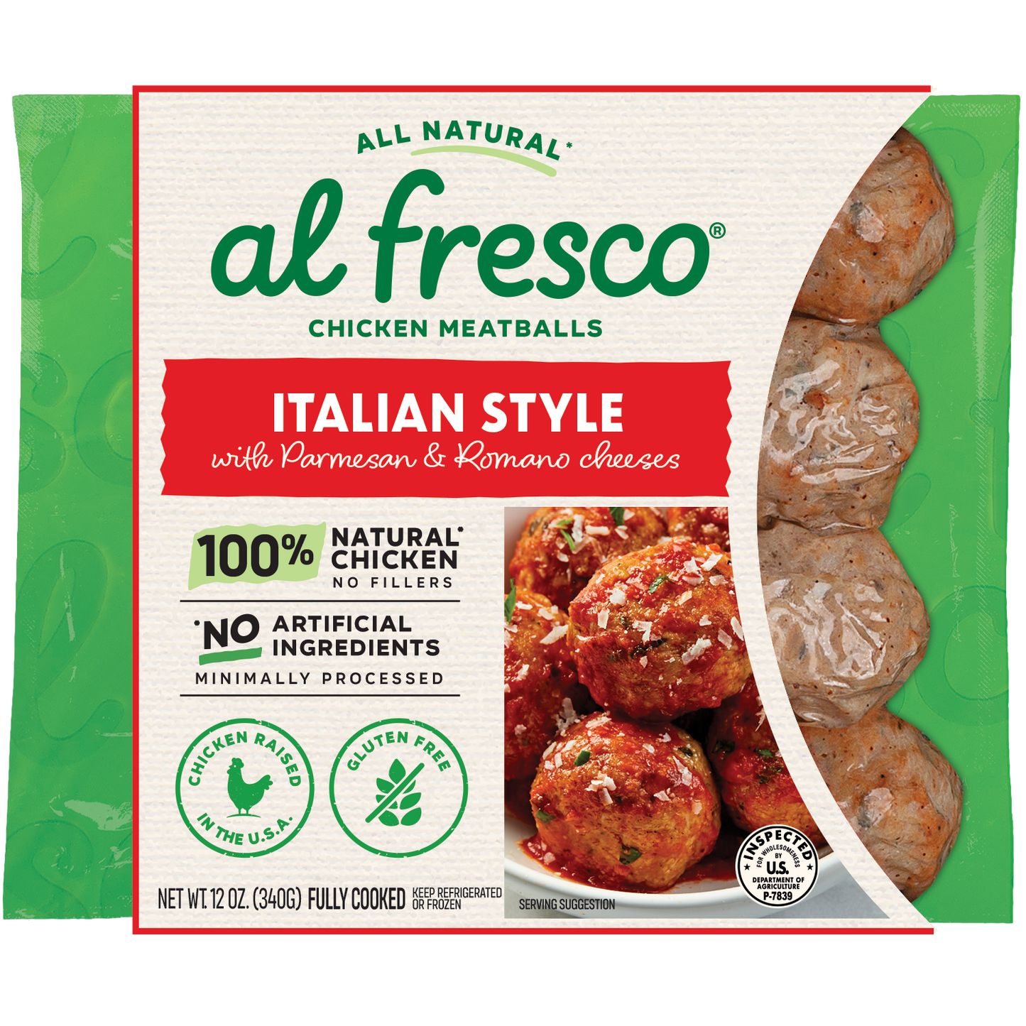 Al Fresco All Natural Italian Style Meatballs